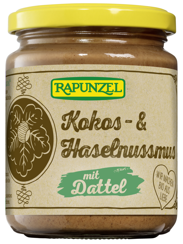 Kokos- & Haselnussmus mit Dattel